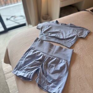BOTH included - AYBL Women's Blue Workout Set